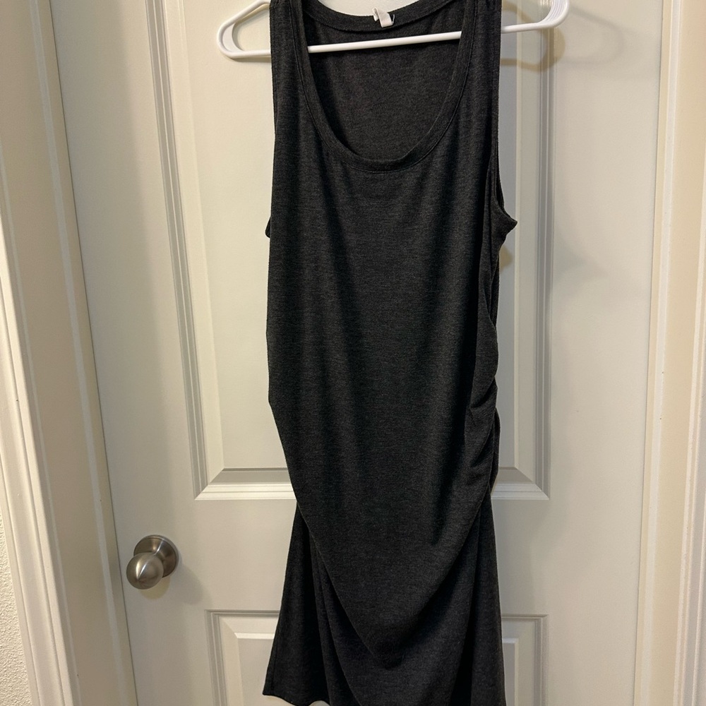 Pinkblush Charcoal Gray Sleeveless Dress